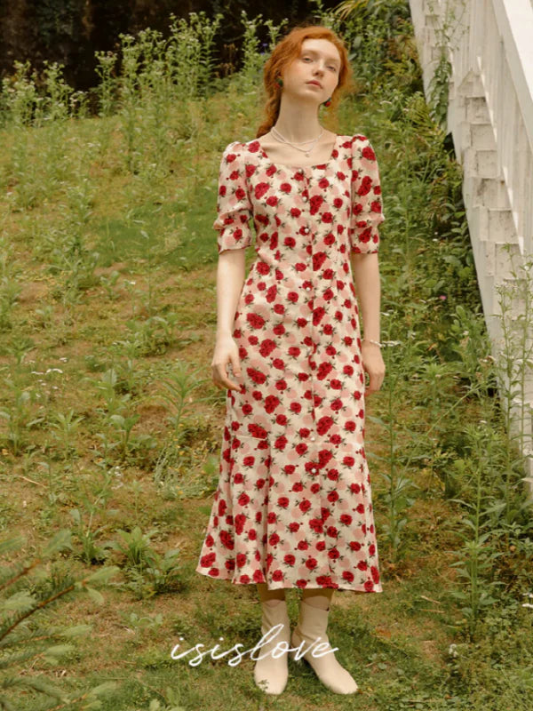 Enchanting Blossom of the Rose Empress Dress