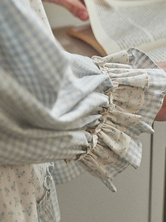 Whispering Meadow Patchwork Pajama Set