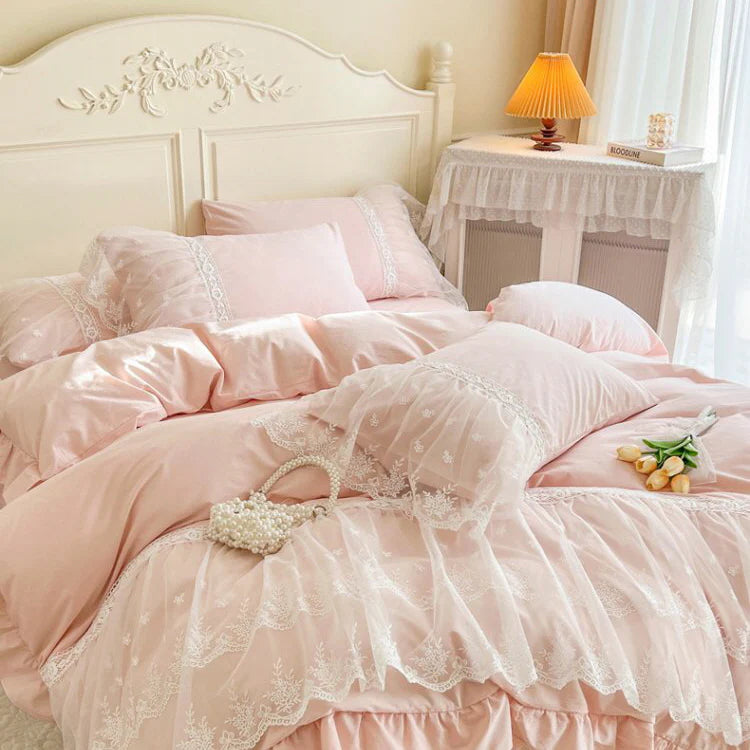 Princess Soft Cotton Ruffle Bed Set