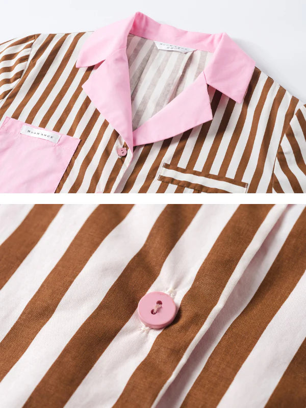 Sweet Stripes Cotton Pajama Loungewear