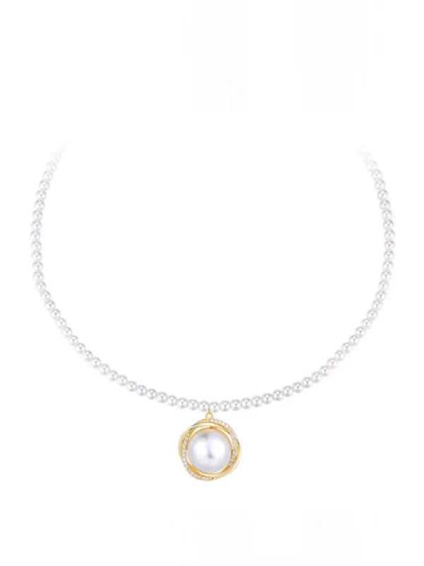 Classic Winding Pearl Neckless