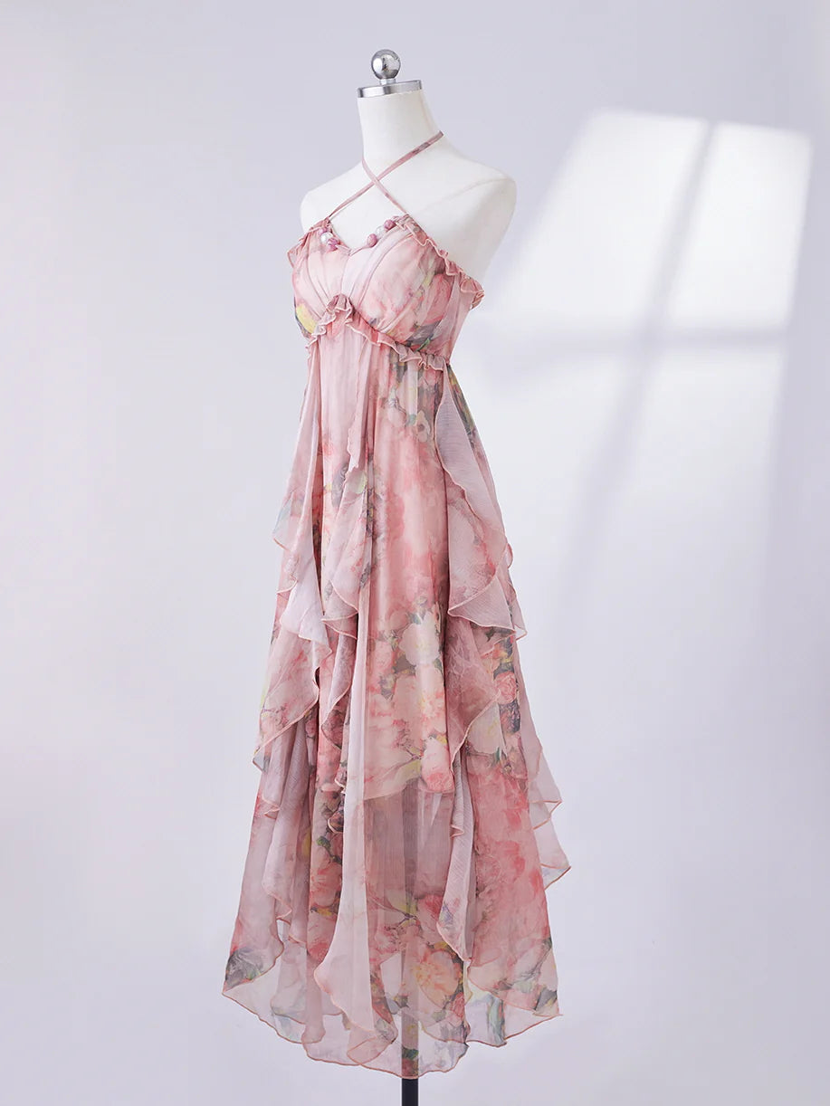 Enchanted Bloom Chiffon Gown