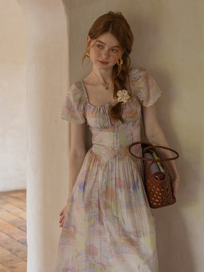 Whispering Meadows Floral Dress