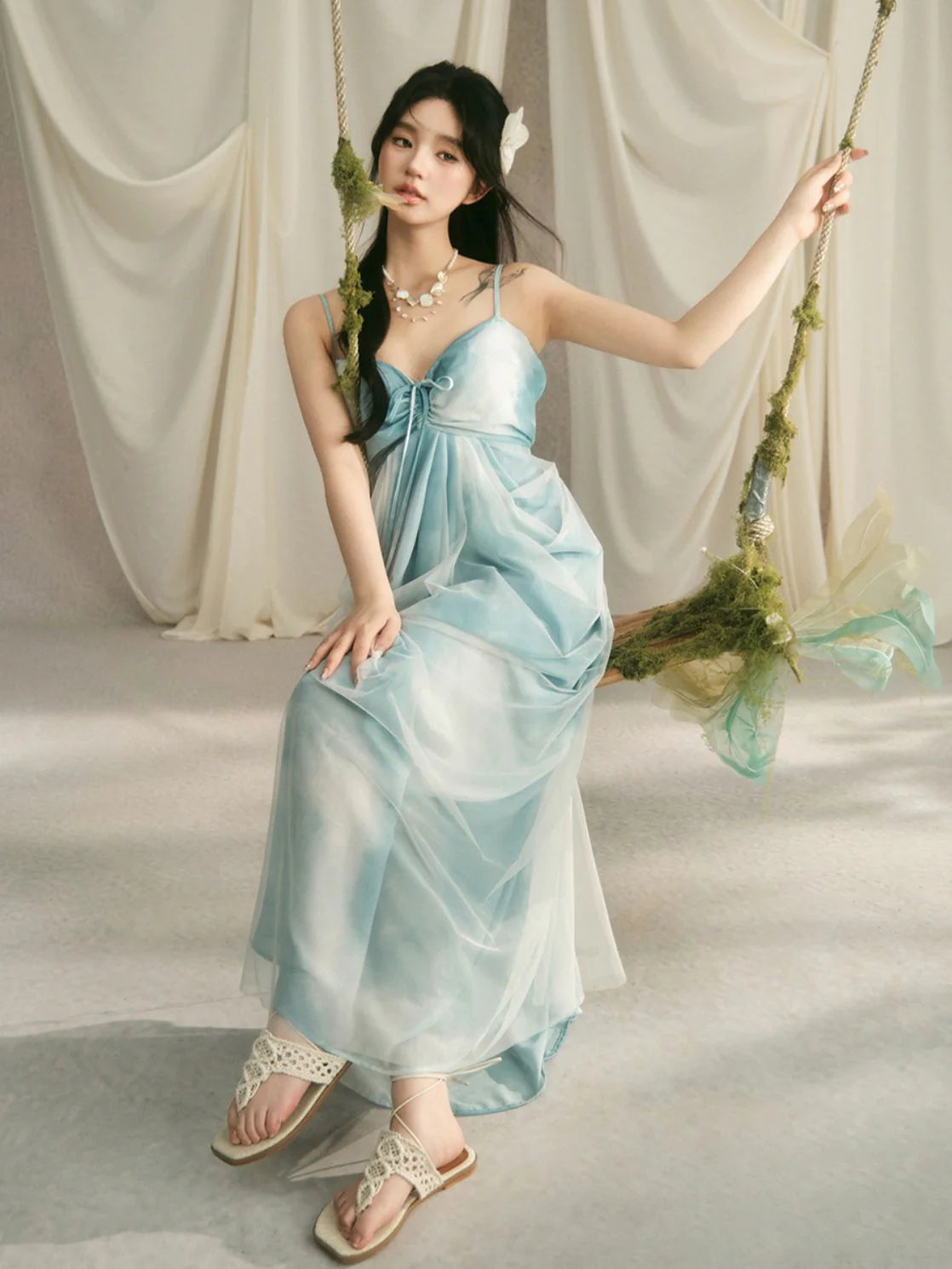 Celestial Cloud Fairycore Gown