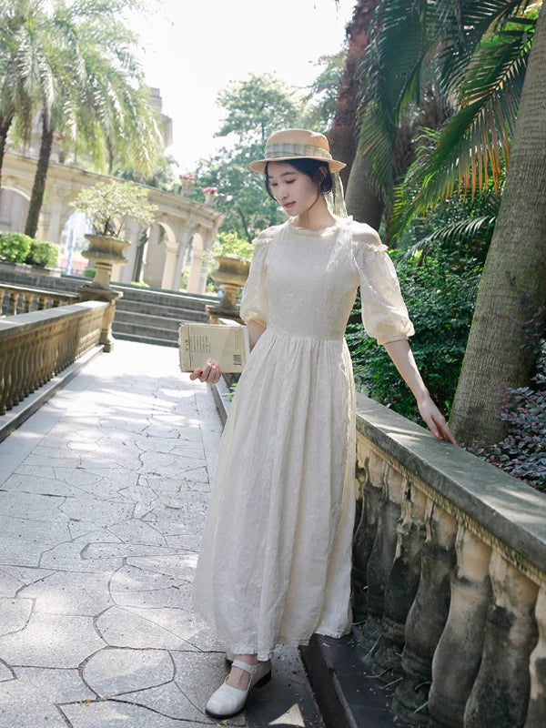 Whispering Garden Embroidered Dress