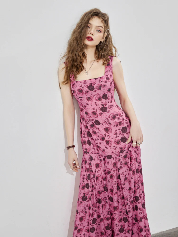 Dusty Rose Vintage Bloom Dress