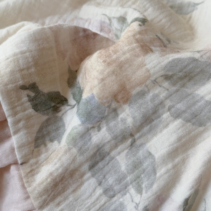 Blush Rose Vintage Floral Bedding Set