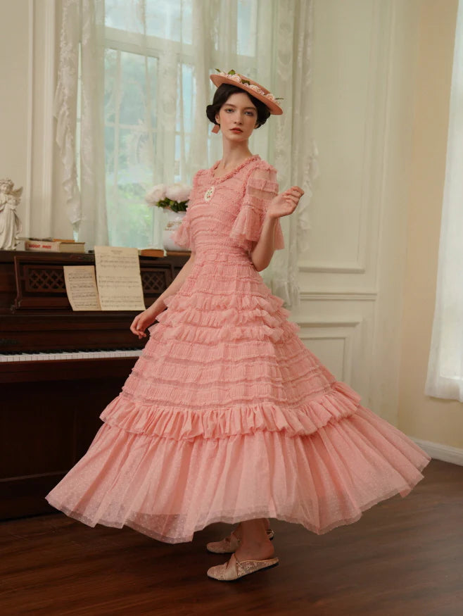 Rosewood Ruffle Tiered Dress