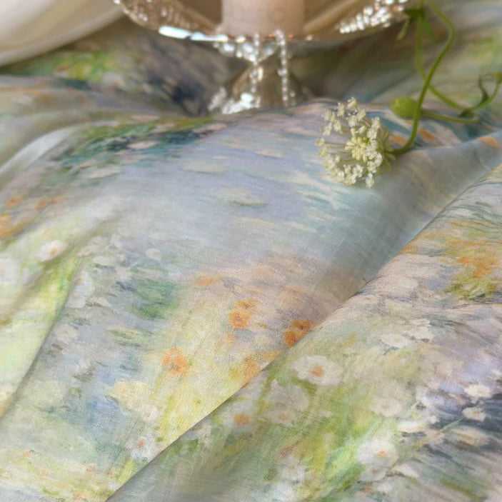 Pastel Garden Ruffle Bedding Set