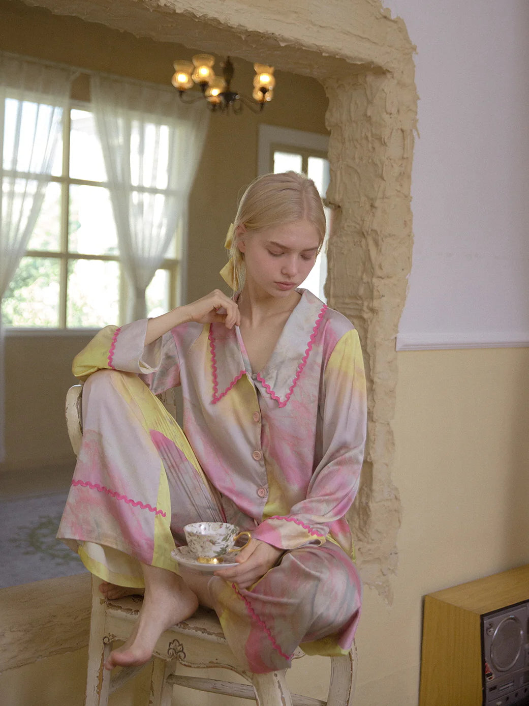 Sunset Dreams Silk Pajama