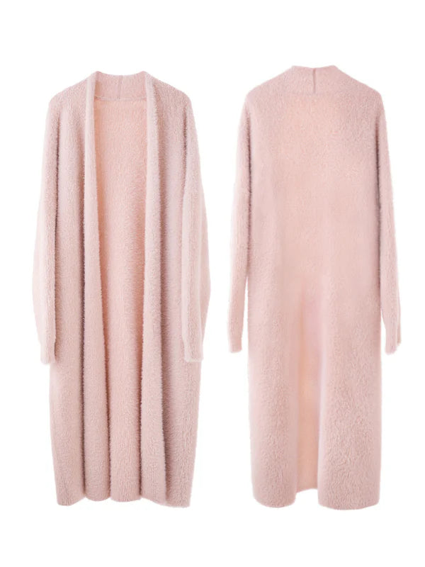 Cozy Cloud Open-Front Longline Cardigan