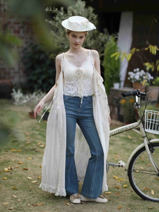 Lace Bloom Rose Camisole