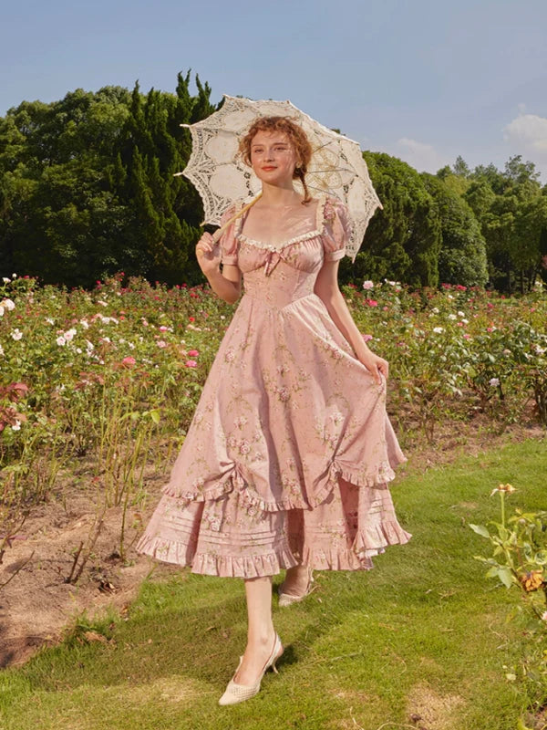The Enchanted Walk in the Blossom Gown Dress