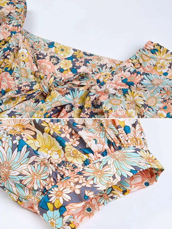 Blossoming Rose Garden Midi Dress