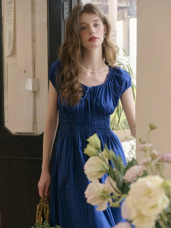 Blue Reverie Cotton Dress