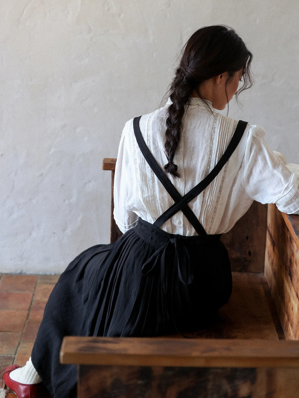 Vintage Linen Lace Blouse