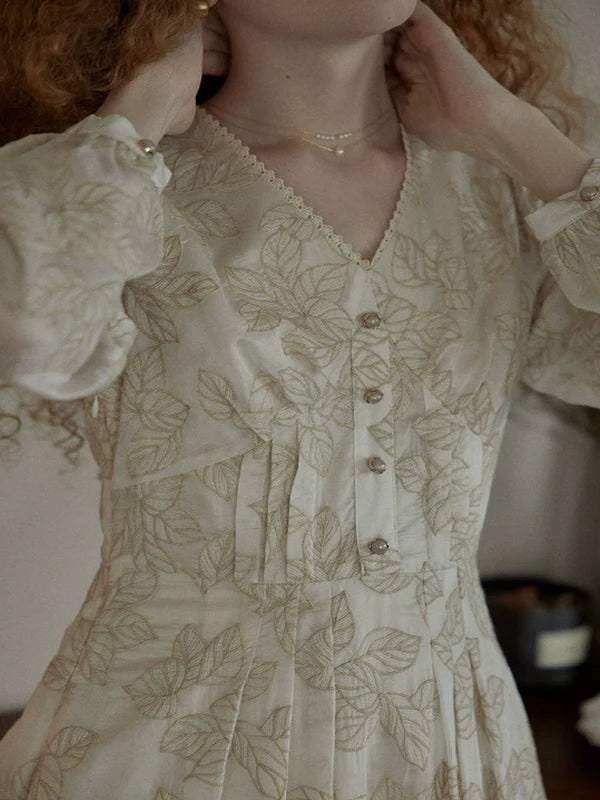 Autumn Leaf Whisper Dress