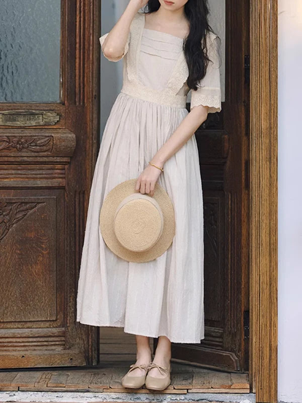 Retro Grace Ivory Dress