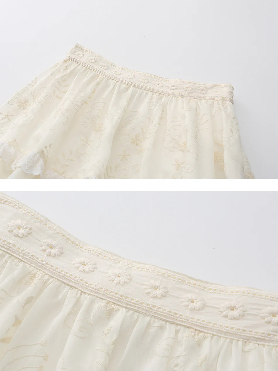 Lucy's Vintage Lace Elegance Skirt