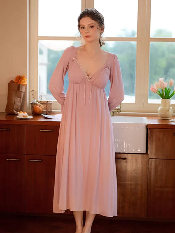 Pink Sunset Lace Romance Night Dress