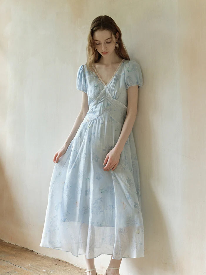 Blue Forest Whisper Dress