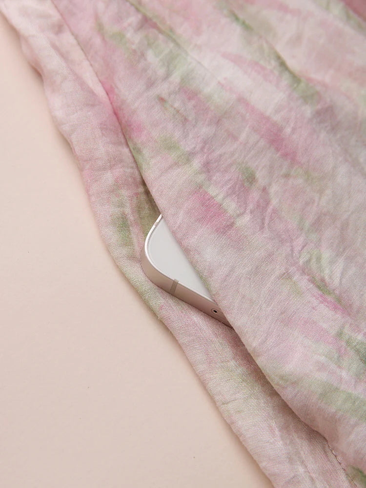 Pastel Dream Tencel Floral Dress