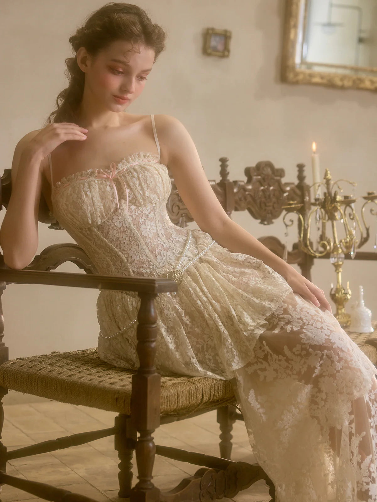 Lace Blossom Princess Dress