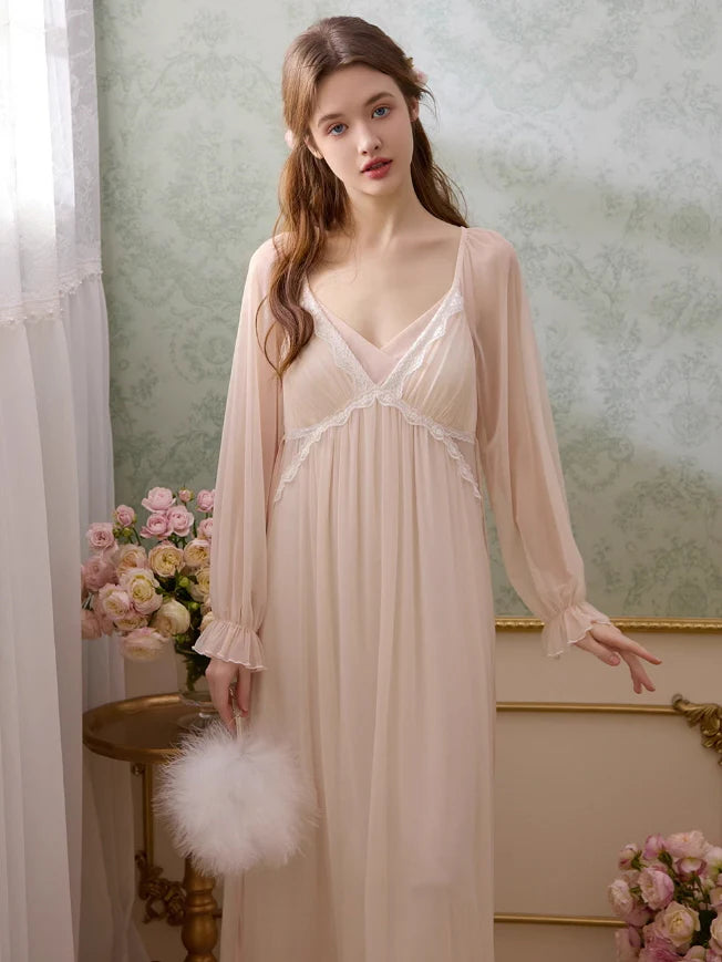 Dreamy Lace Charm Nightgown
