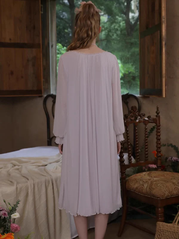 Frill Lace Princess Nightgown