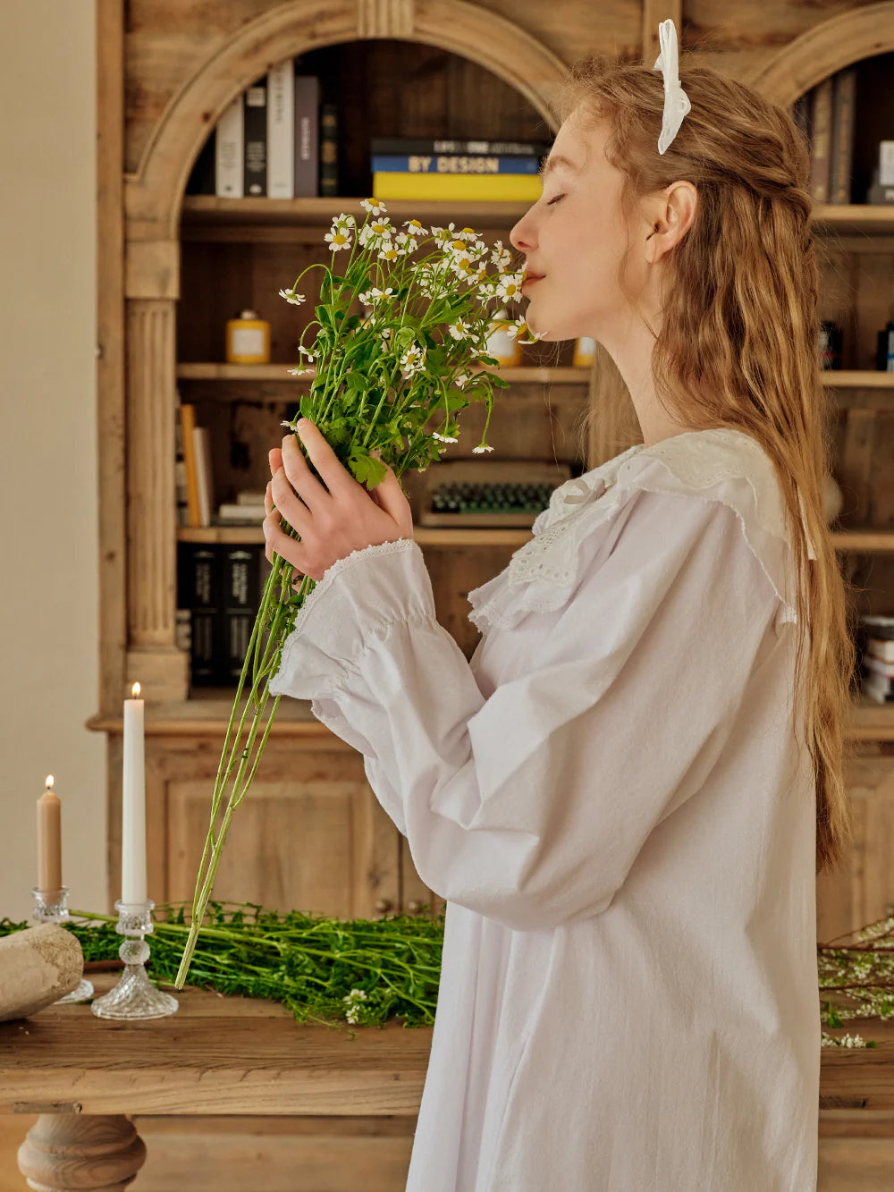 Victorian Garden Maxi Lounge Gown