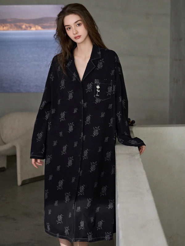 Black Rose Vintage Nightgown