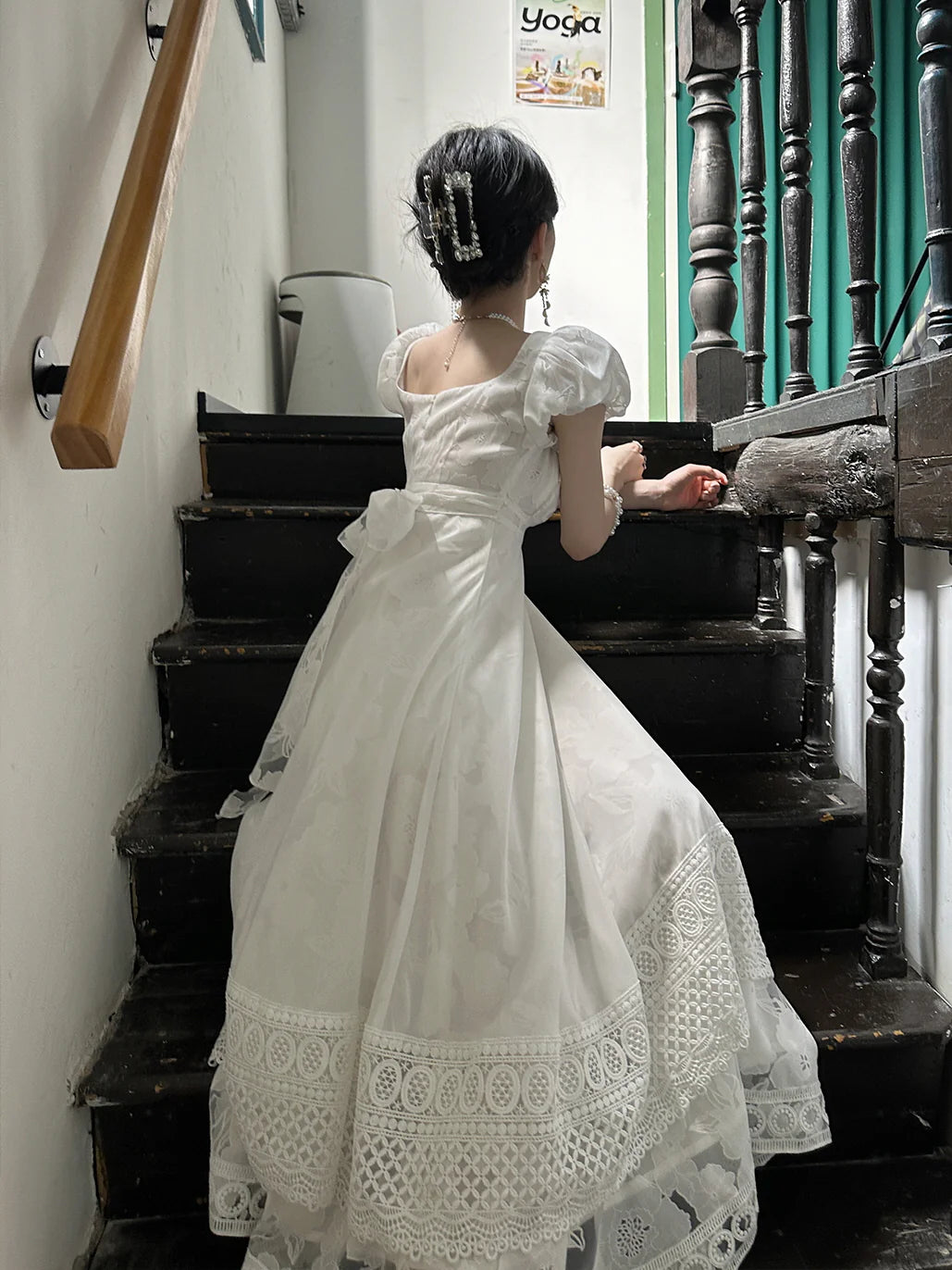 Enchanted White Princess Dress