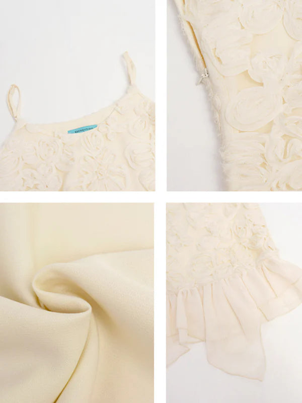 Rosette Garden Petal Mini Dress