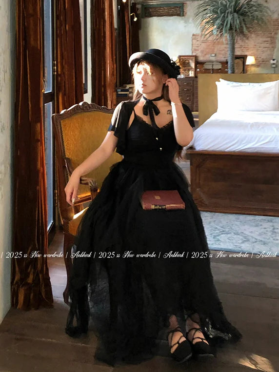 Midnight Tulle Waltz Dress