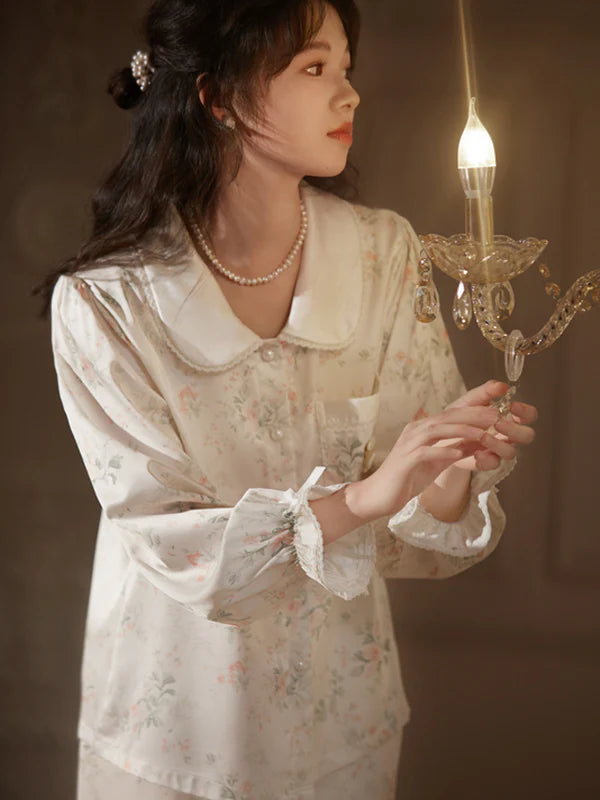 Pink Floral Whisper Sleepwear