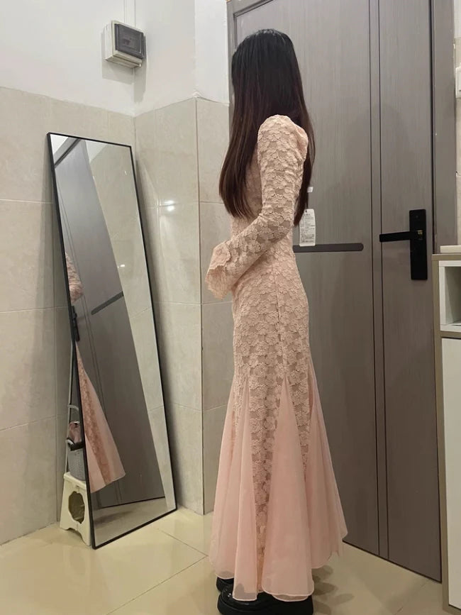 Blush Lace Fairy Dress