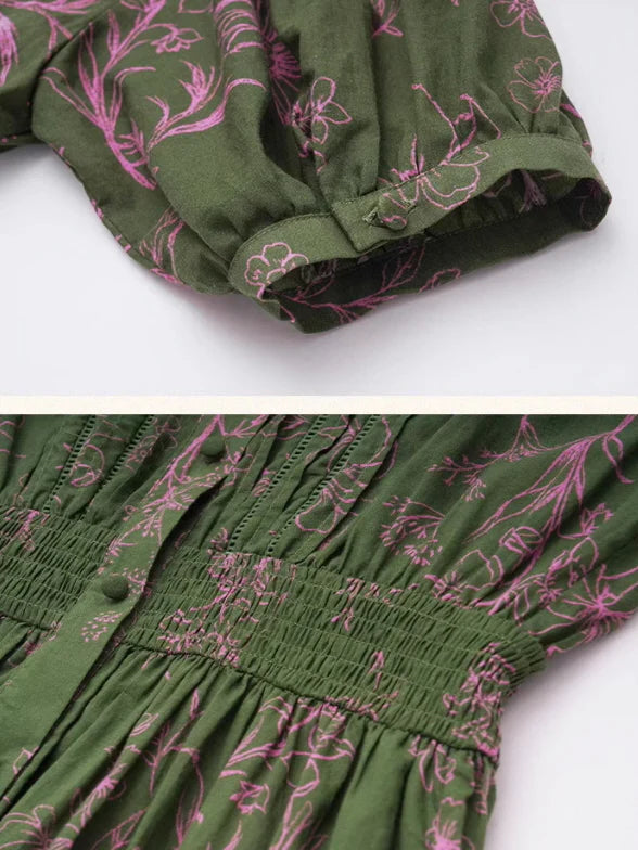 Evelyn's Forest Whispers Summer Dress