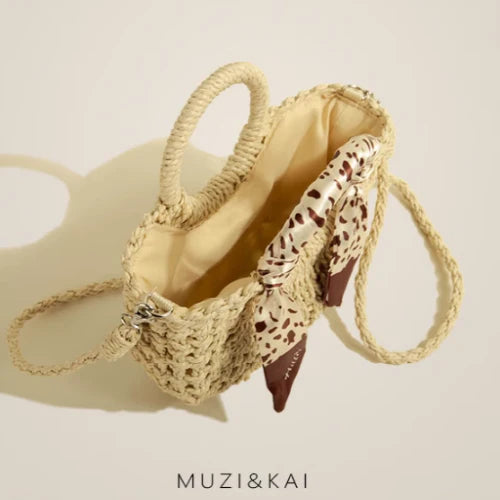 Straw Woven Casual Shoulder Bag