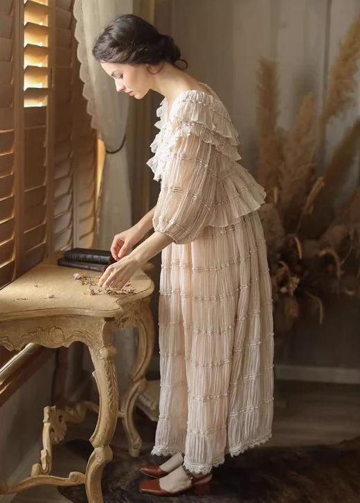 Victorian Grace Light Pink Dress