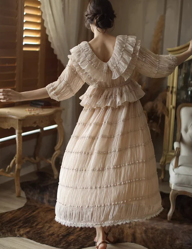 Victorian Grace Light Pink Dress