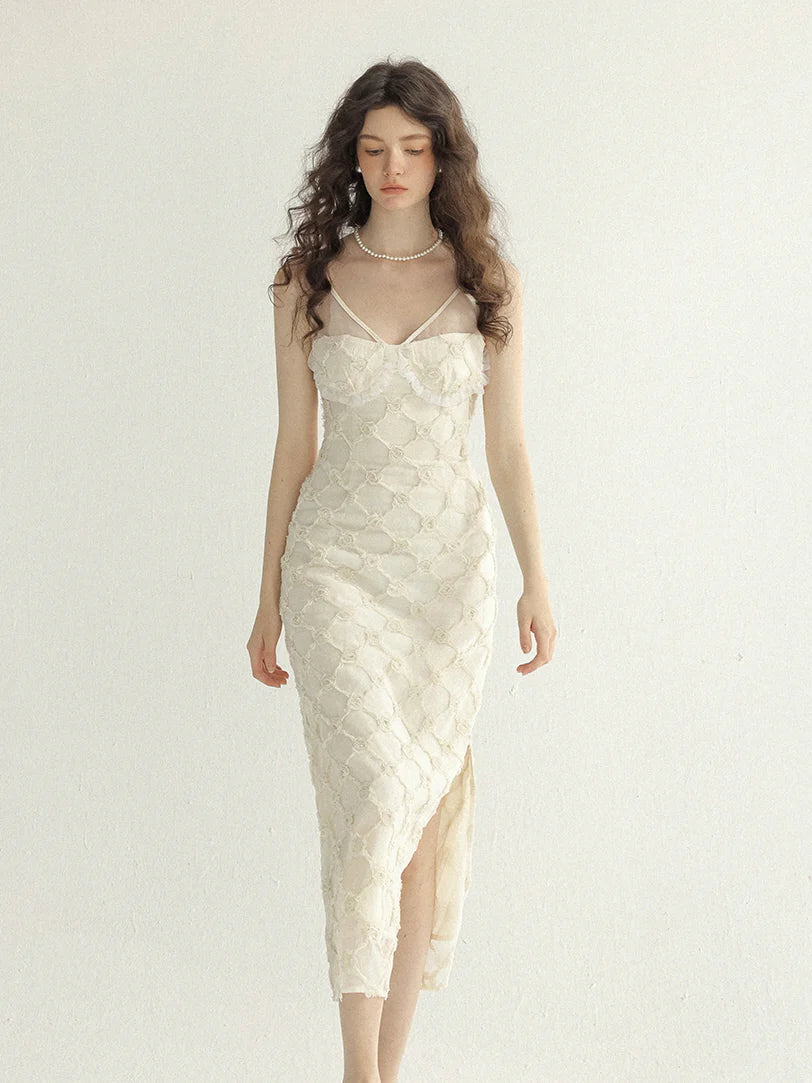Ethereal Floral Lace Fairy Dress