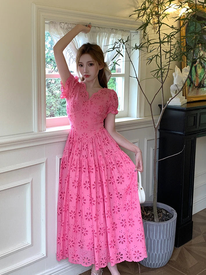 Lily's Pink Garden Dress