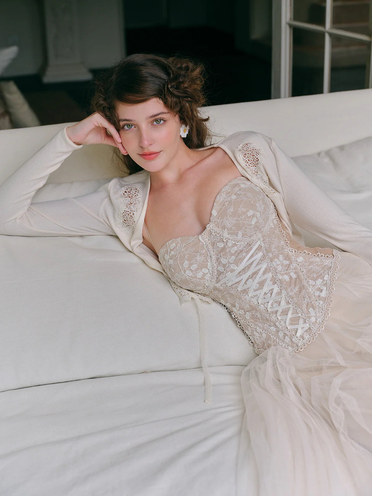 Eleanor's Timeless Lace Corset