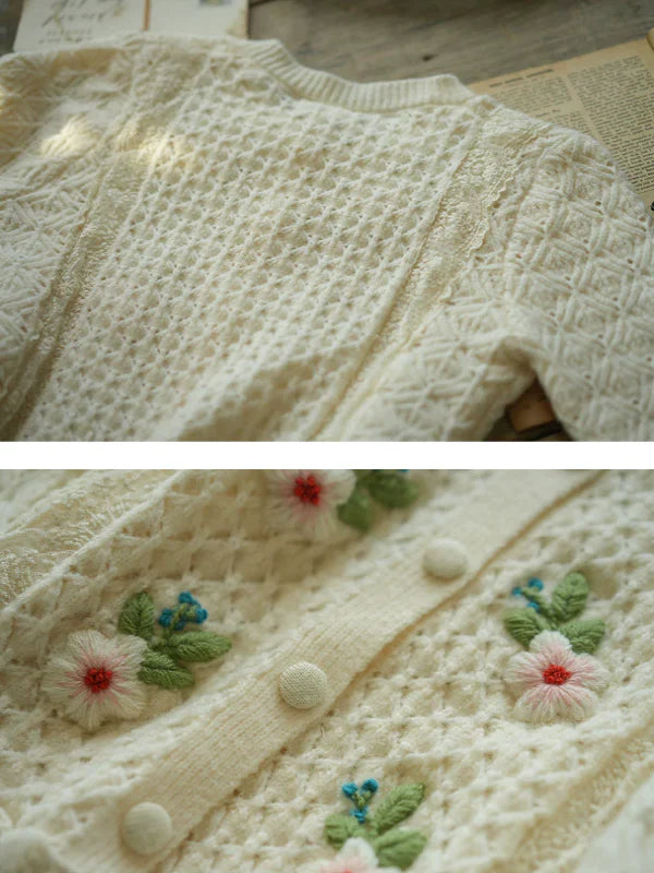 Fairy Tale Ivory Lace Cardigan