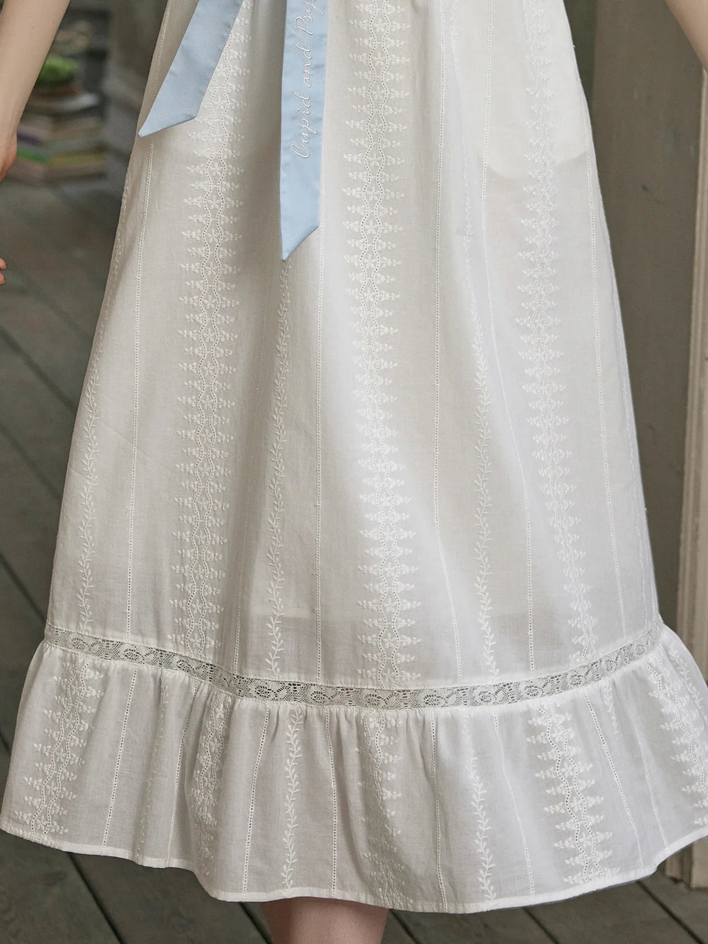 Eliza's Vintage Whimsy Ribbon Dress