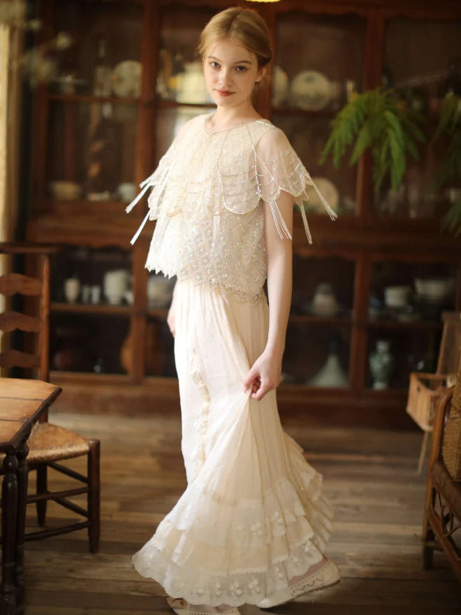 Pearl Sequin Sleeveless Top