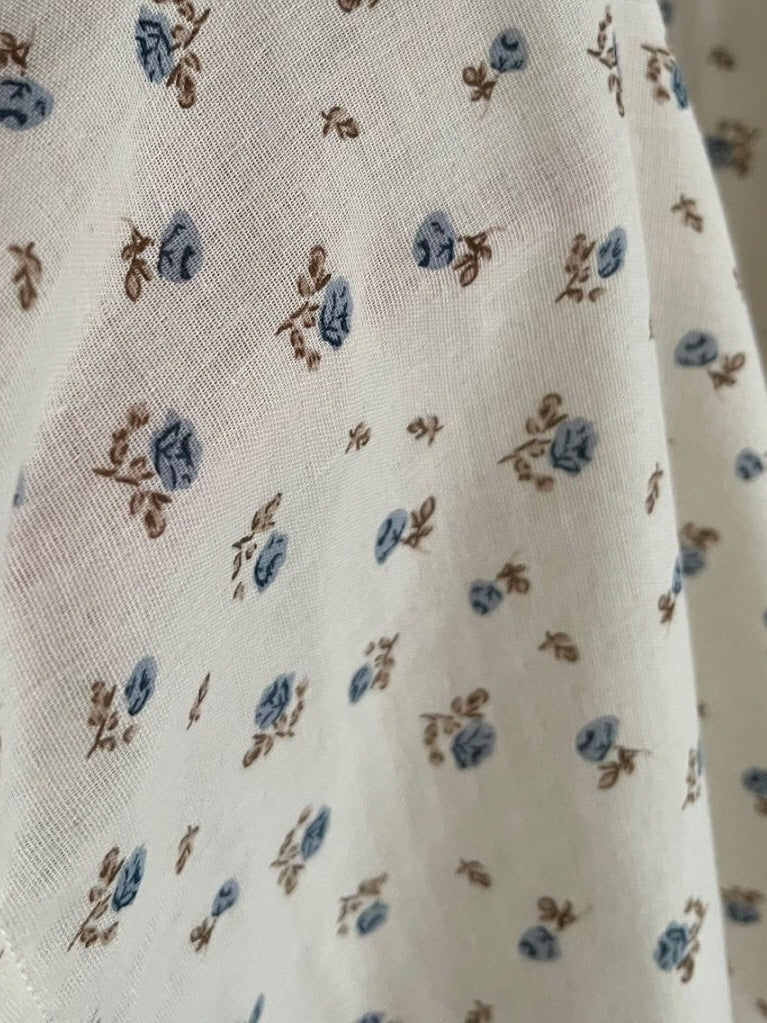 Bluebud Lace Ribbon Nightgown