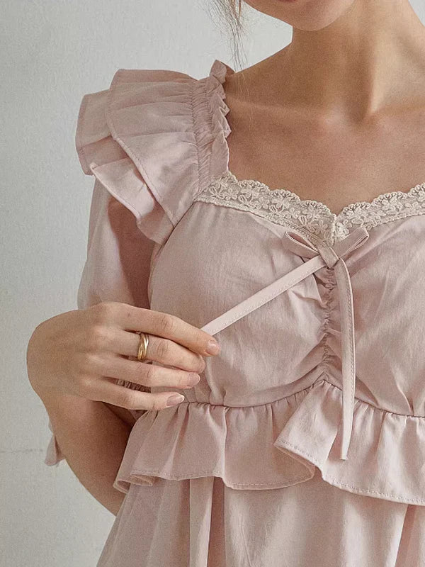 Pink Dream Ruffle Sleepwear
