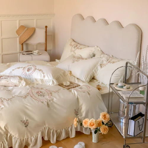 Elegant Blossom Princess Bedding Set