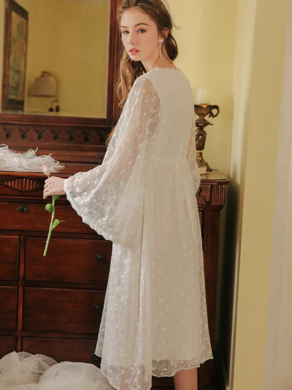 Enchanted Blossom Lace Nightgown